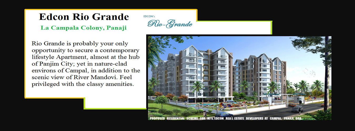 Edcon Rio Grande in Panjim. New Residential Projects for Buy in Panjim hindustanproperty.com.