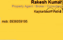 Rakesh Kumar in Patna. Property Dealer in Patna at hindustanproperty.com.